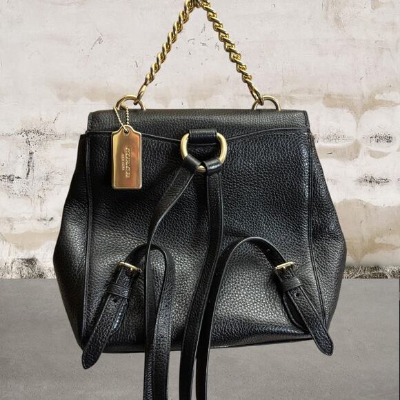 Coach Cassidy Parker Top Handle Convertible Backpack Black - Picture 6 of 11